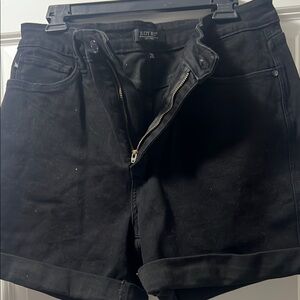Judy Blue Black Denim Shorts